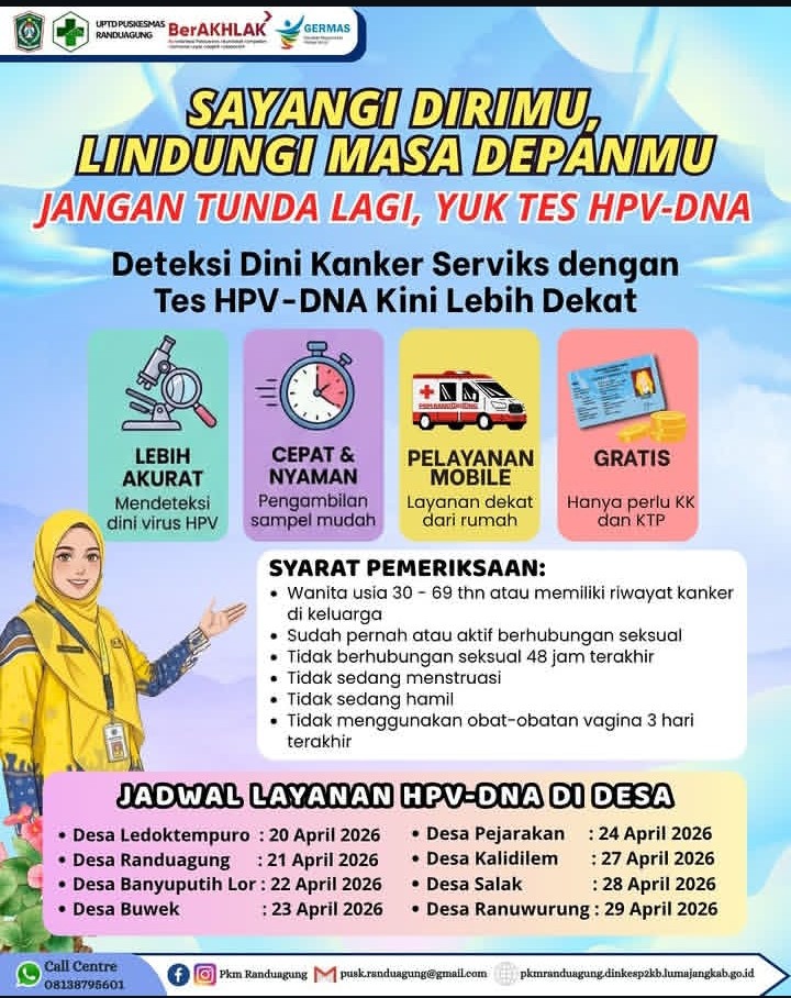 DETEKSI DINI KAKKER SERVIKS DENGAN TES HPV-DNA KINI LEBIH DEKAT