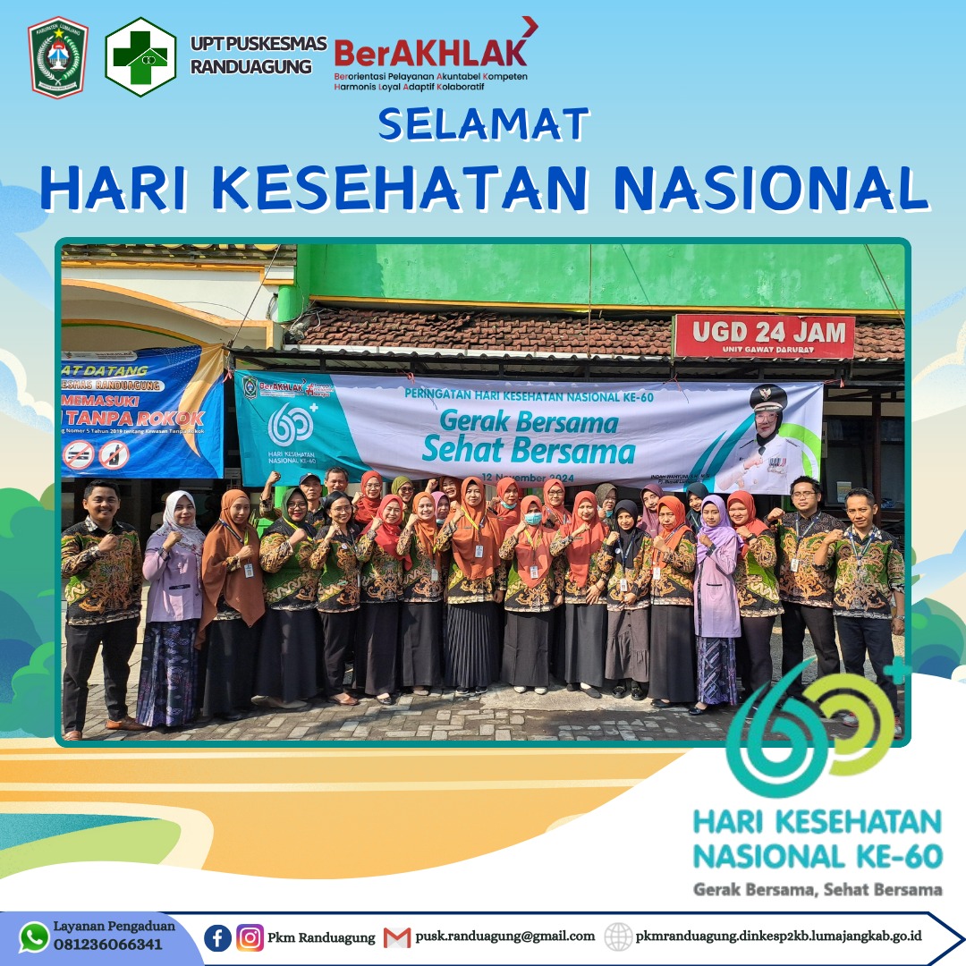 HARI ULANG TAHUN KESEHATAN NASIONAL (HKN) KE-60 TAHUN 2024