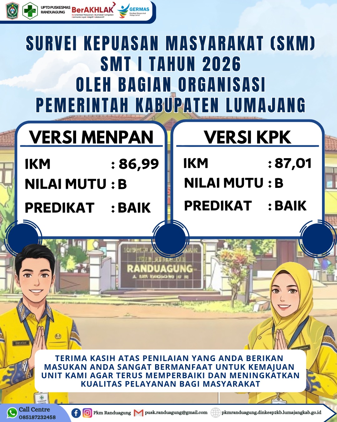 SURVEI KEPUASAN MASYARAKAT (SKM) SMT 1 TAHUN 2026