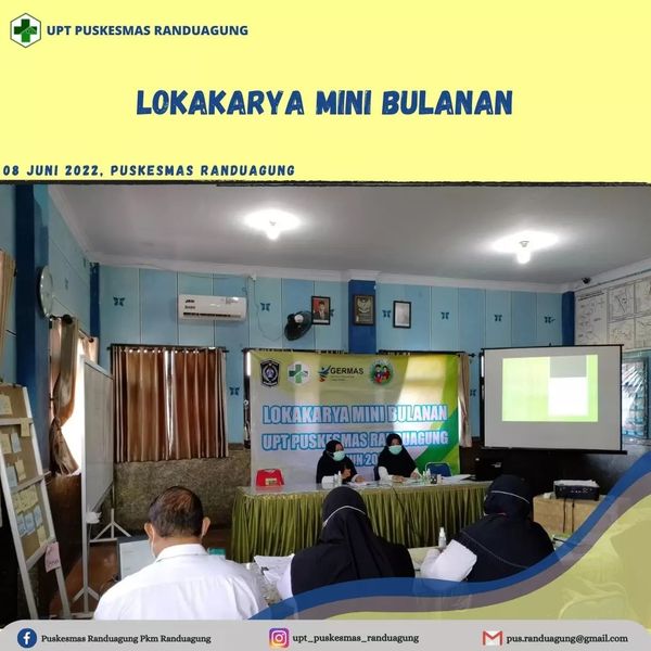 Lokakarya MIni Bulanan UPT Puskesmas Randuagung