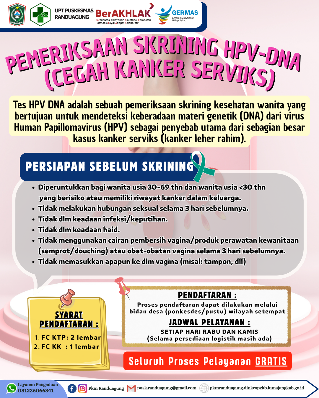 Cegah Kanker Serviks Sejak Dini
